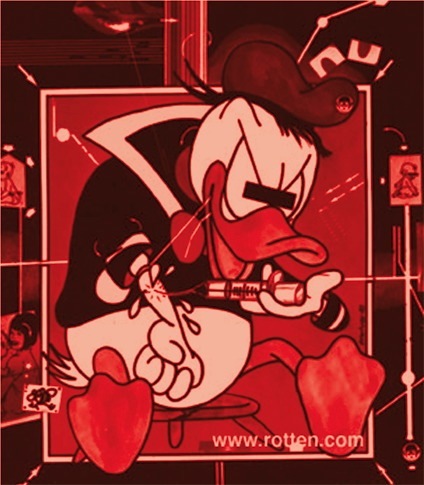 Donald Duck Bangin' Up Heroin