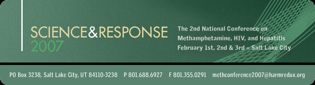 2007: 2nd National Conference on Methamphetamine